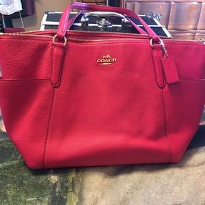 Pink Coach Ava Tote
